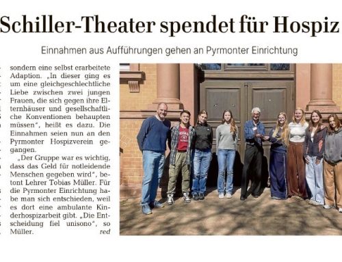 Schiller-Theater spendet für Hospiz